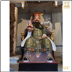 鑄銅關公 鑄造神像雕塑廠家