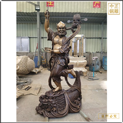 鑄銅關公 大型魁星點斗銅像鑄造