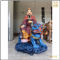 鑄銅關公 道教銅佛像