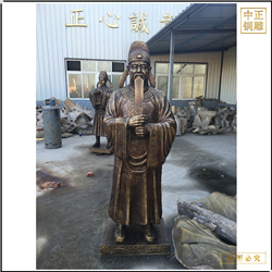 鑄銅關公 公園古代人物銅雕