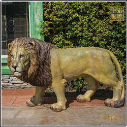 鑄銅關(guān)公 景區(qū)銅獅子雕塑