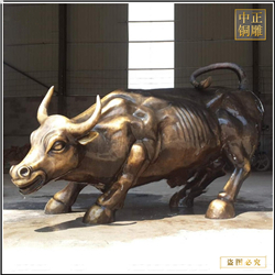 鑄銅關(guān)公 校園銅牛雕塑