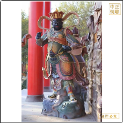 鑄銅關公 大型寺廟鑄銅四大天王佛像