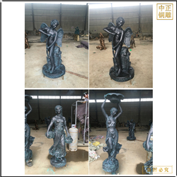 鑄銅關公 鑄造3米西方人物雕塑