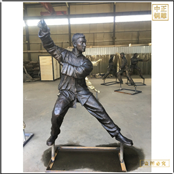 鑄銅關公 現代人物雕塑