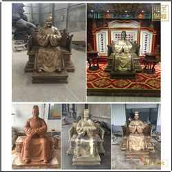 古代人物坐像鑄造 古代人物坐像鑄造