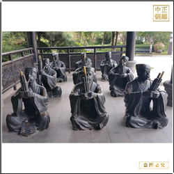 鑄銅關公 公園古代人物銅雕