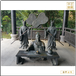 鑄銅關公 廣場古代人物銅雕