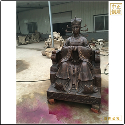 鑄銅關公 大型古代人物銅雕塑