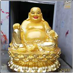 鑄銅關公 寺院彌勒佛銅像雕塑