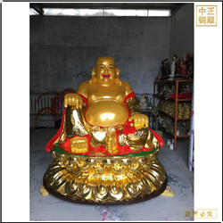 寺院大肚彌勒佛銅像 寺院大肚彌勒佛銅像