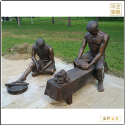 鑄銅關(guān)公 園林景觀人物雕塑