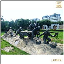 鑄銅關(guān)公 園林大型景觀人物雕塑