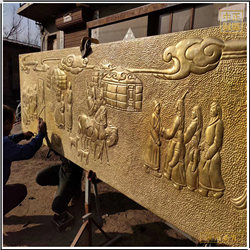 鑄銅關公 室外景觀銅浮雕