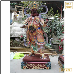 鑄銅關公 大型純銅四大天王佛像定制