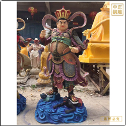 鑄銅關公 天王殿四大天王佛像