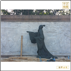 鑄銅關公 大型室外景觀人物雕塑