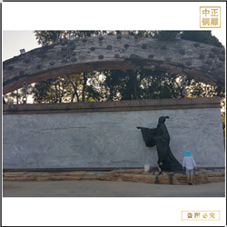 鑄銅關公 古代人物景觀雕塑