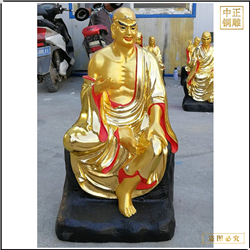 鑄銅關公 大雄寶殿十八羅漢制作