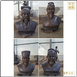 鑄銅關公 古代不同人物半身像鑄造廠