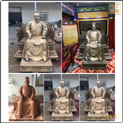 鑄銅關公 朱元璋人物雕塑鑄造廠