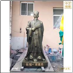 鑄銅關公 諸葛亮人物銅雕塑