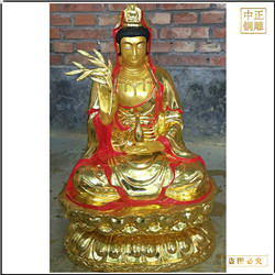 鑄銅關公 觀音菩薩神像銅雕塑