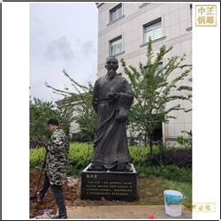鑄銅關公 純銅張仲景人物雕塑制作廠