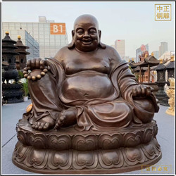 鑄銅關公 制作大型彌勒佛銅像