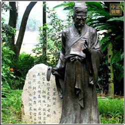 鑄銅關公 采藥人物銅雕塑