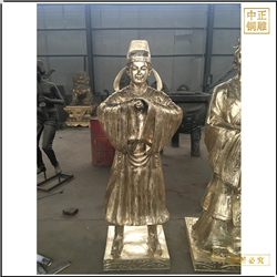 鑄銅關公 古代人物雕塑鑄造