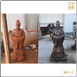 鑄銅關(guān)公 古代大臣人物銅雕塑
