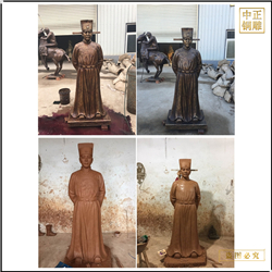 鑄銅關(guān)公 鑄造古代人物雕塑廠家