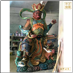 鑄銅關(guān)公 純銅四大天王雕塑