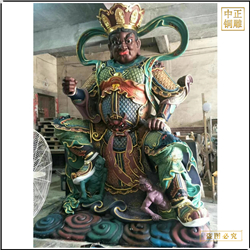 鑄銅關(guān)公 2米鑄銅四大天王制作廠