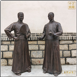 鑄銅關(guān)公 批發(fā)古代傳統(tǒng)人物雕像