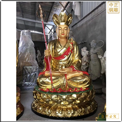 鑄銅關(guān)公 黃銅鑄造地藏王工藝品