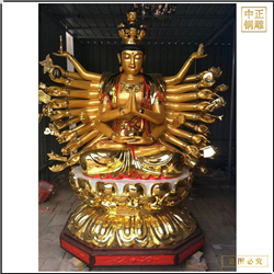 鑄銅關公 大型千手觀音菩薩銅像加工