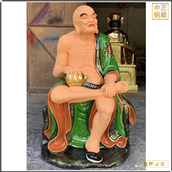 鑄銅關(guān)公 大型銅雕十八羅漢佛像定制