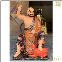 鑄銅關(guān)公 純銅十八羅漢金身佛像