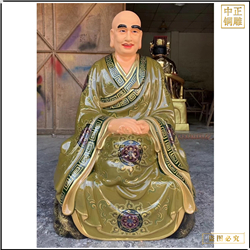 鑄銅關(guān)公 2米銅雕十八羅漢定制廠家