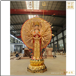 鑄銅關(guān)公 供應(yīng)千手觀音菩薩銅像價(jià)格