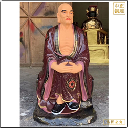 鑄銅關公 寺廟彩繪十八羅漢批發