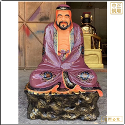 鑄銅關公 訂制寺廟十八羅漢站像