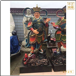 鑄銅關公 四大天王佛像站像鑄造