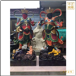 鑄銅關公 定制鑄銅四大天王制作廠