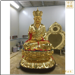 鑄銅關公 寺廟供奉地藏菩薩銅像