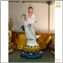 鑄銅關公 寺廟地藏王銅佛像定制