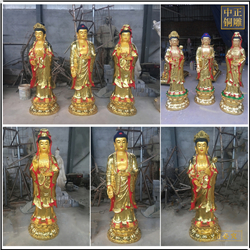 定制西方三圣銅像制造廠