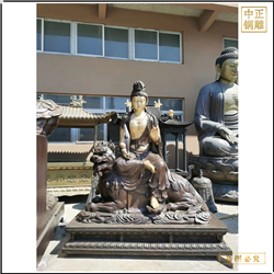 鑄銅關(guān)公 1.8米文殊普賢菩薩佛像